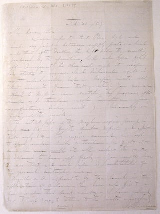 Autograph letter signed