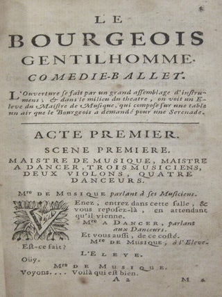 Le Bourgeois Gentilhomme Comedie-Ballet