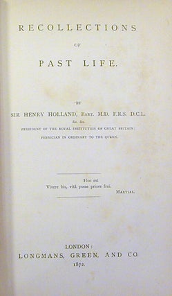 Recollections of Past Life