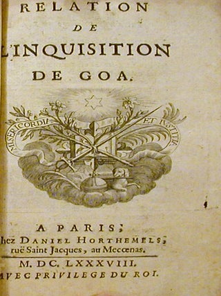 Relation de l'Inquisition de Goa