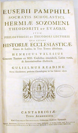 Eusebii Pamphili Ecclesiastica Historia Graece et Latine