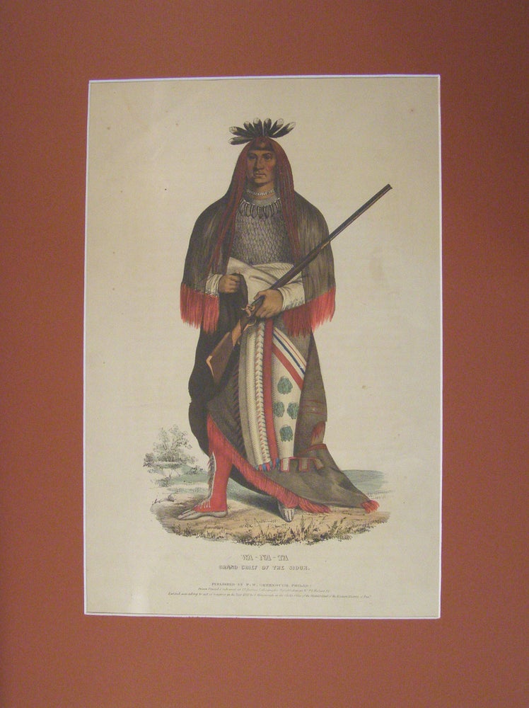 Item #17822 Wa-Na-Ta, Grand Chief of the Sioux. McKenney and Hall.