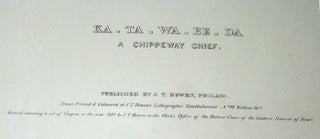 Ka-Ta-Wa-Be-Da, A Chippeway Chief
