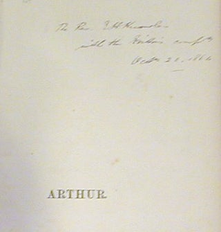 Arthur: A Short Sketch of his Life and History in English Verse of the First Half of the Fifteenth Century (Signed)
