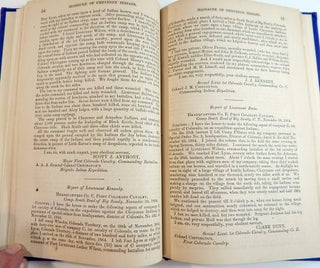Massacre of Cheyenne Indians: Testimony of Mr. Jesse H. Leavenworth; Report of the Secretary of War