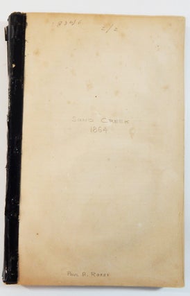 Massacre of Cheyenne Indians: Testimony of Mr. Jesse H. Leavenworth; Report of the Secretary of War
