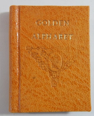 Item #18926 Golden Alphabet. Miniature
