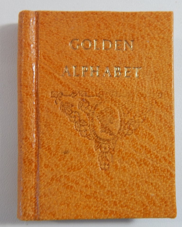 Item #18926 Golden Alphabet. Miniature.