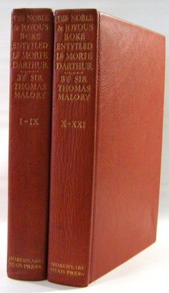 Item #18969 The Noble & Joyous Boke Entytled le Morte Darthur. Syr Thomas Malory