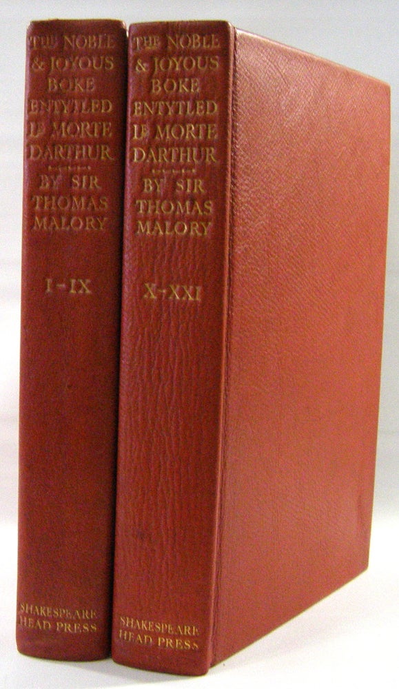 Item #18969 The Noble & Joyous Boke Entytled le Morte Darthur. Syr Thomas Malory.