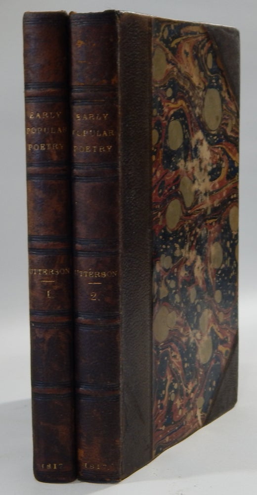 Item #19205 Select Pieces of Early Popular Poetry: Re-published Principally from Early Printed Copies in the Black Letter. Edward Vernon Utterson.