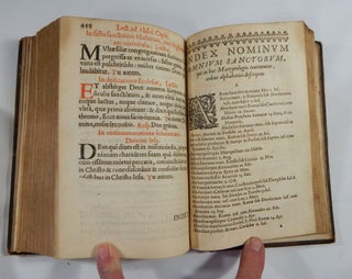 Martyrologium Romanum ad Novam Kalendarii Rationem, et Ecclesiasticae Historiae, Restitutum...