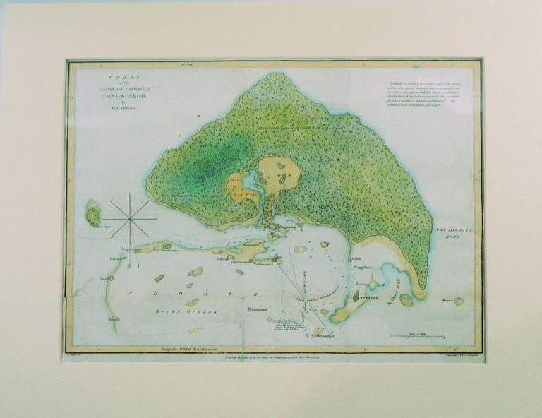 Item #19377 Chart of the Island and Harbour of Tongataboo. Tonga, William WIlson.