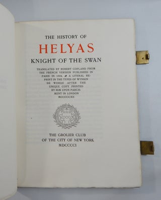 The History of Helyas, Knight of the Swan