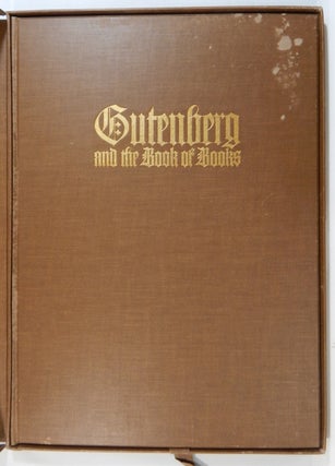 Item #20491 Gutenberg and the Book of Books. Henry Lewis Johnston