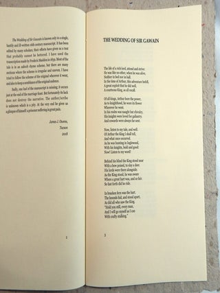 The Wedding of Sir Gawain