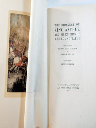 The Romance of King Arthur and his Knights of the Round Table