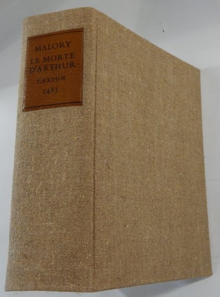 Item #21194 Le Morte D'Arthur Printed by William Caxton 1485. Sir Thomas Malory