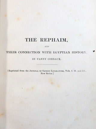 The Rephaim, and Their Connection with Egyptian History