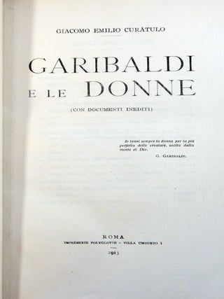 Garibaldi e le Donne