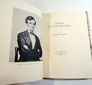 Lincoln, The Literary Genius