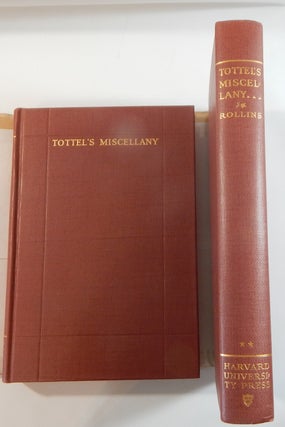 Tottel's Miscellany (1557-1587)