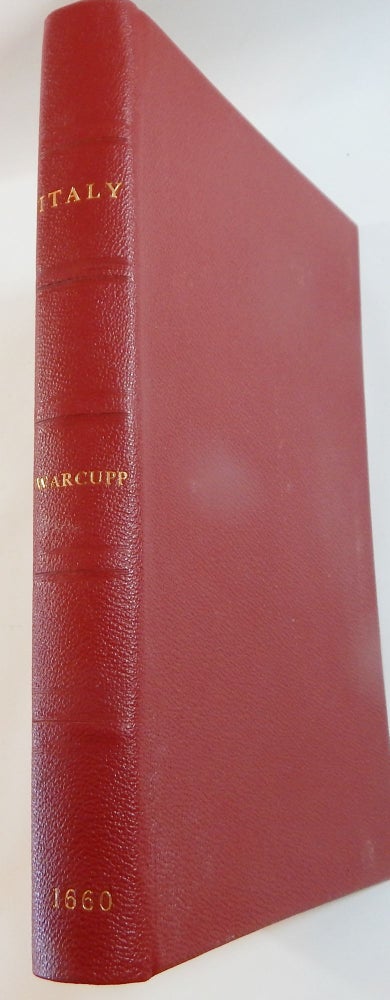 Item #21639 Italy, in its Original Glory, Ruine and Revival, Being an Exact Survey of the Whole Geography and History of That Famous Country. Richard Warcupp.