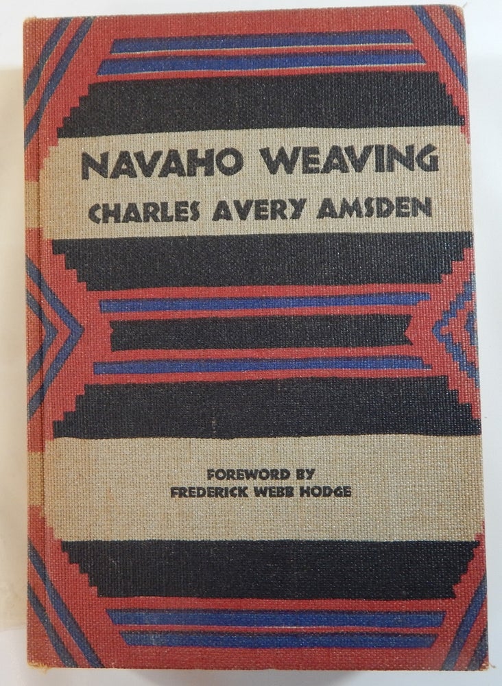 Item #21761 Navaho Weaving. Charles Avery Amsden.