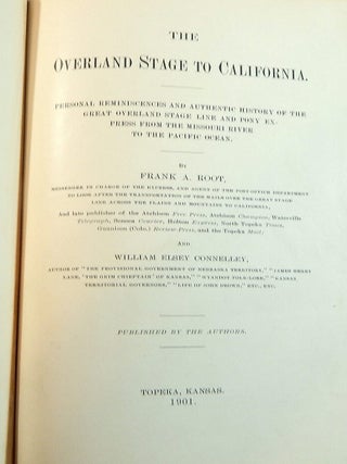 The Overland Stage to California