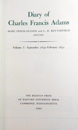 Diary of Charles Francis Adams