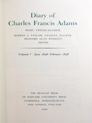 Diary of Charles Francis Adams