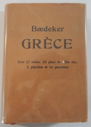 Item #21935 Grèce: Manuel du Voyageur. Karl Baedeker