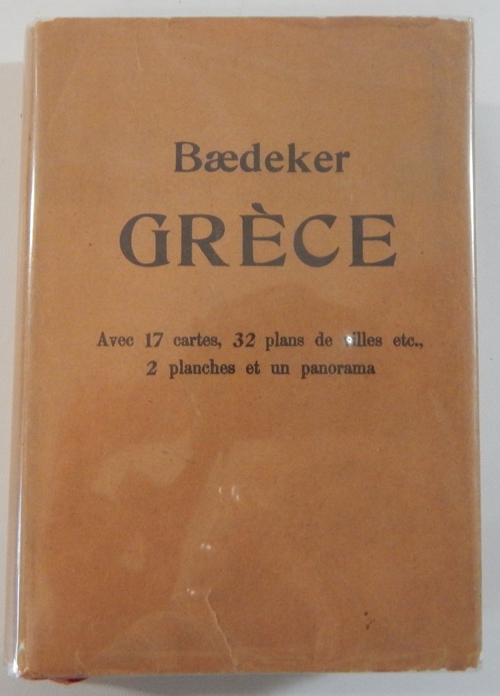 Item #21935 Grèce: Manuel du Voyageur. Karl Baedeker.