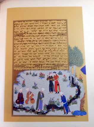 Item #22035 An Album of Miniatures and Illuminations from the Baysonhori Manuscript of the...