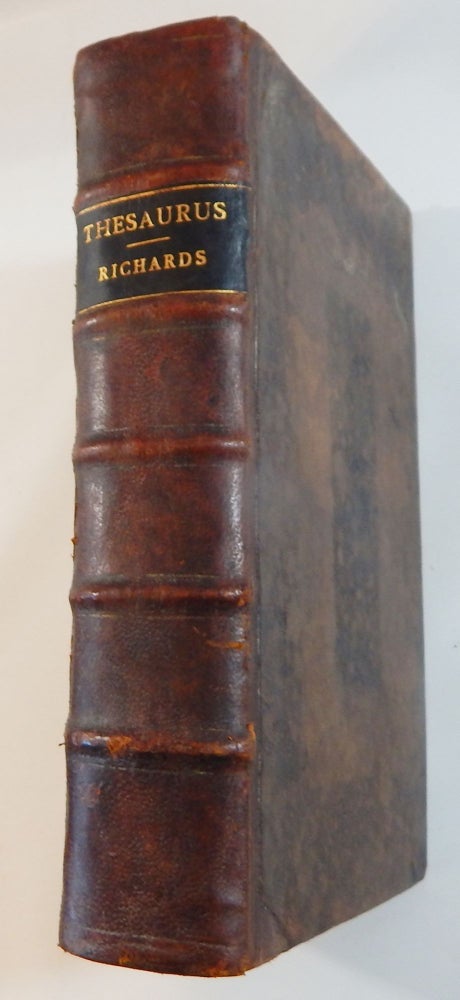 Item #22112 Antiquae Linguae Britannicae Thesaurus: Being a British, or Welsh-English Dictionary. Thomas Richards.