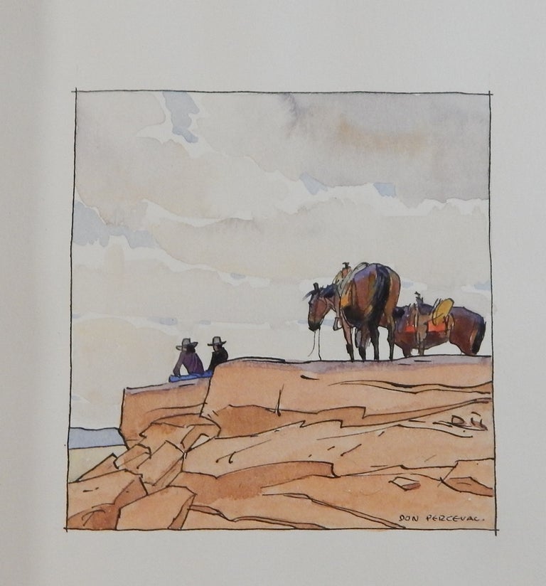 Item #22177 A Navajo Sketch Book. Don Perceval, Clay Lockett.