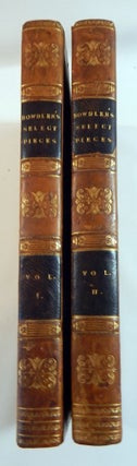 Item #22192 Select Pieces in Verse and Prose. John. Jr Bowdler
