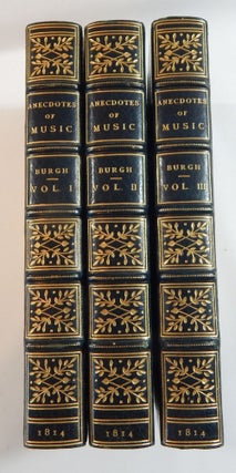 Item #22194 Anecdotes of Music. Historical and Biographical, in a Series of Letters from a...