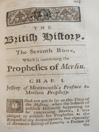 The British History, Translated into English from the Latin of Jeffrey of Monmouth