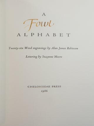 A Fowl Alphabet