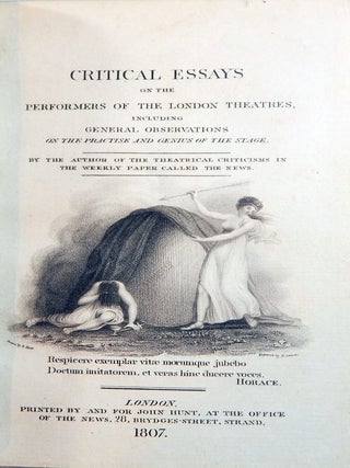 Critical Essays on the Performers of the London Theatres