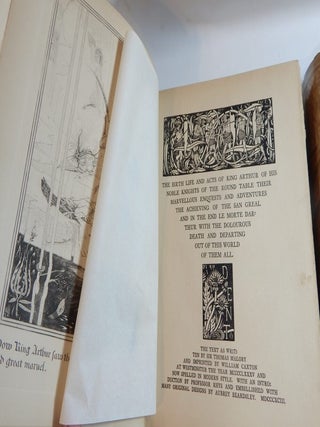 LE MORTE DARTHUR: THE BIRTH, LIFE, AND ACTS OF KING ARTHUR, OF HIS NOBLE KNIGHTS OF THE ROUND TABLE, THEIR MARVELLOUS ENQUESTS AND ADVENTURES, THE ACHIEVING OF THE SAN GREAL AND IN THE END LE MORTE DARTHUR WITH THE DOLOROUS DEATH AND DEPARTING OUT OF THIS WORLD OF THEM ALL. (PARTS I-XII)