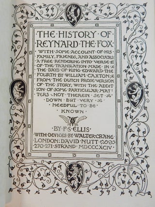 The History of Reynard the Fox