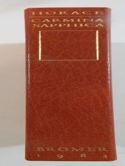 Item #23887 The Ashendene Press Edition of Horace's Carmina Sapphica. Miniature, Horace