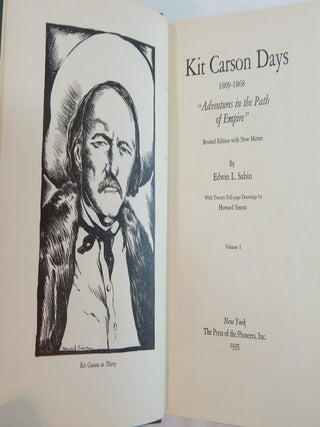Kit Carson Days, 1809-1868