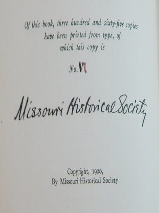 Journal of a Fur-Trading Expedition on the Upper Missouri 1812-1813