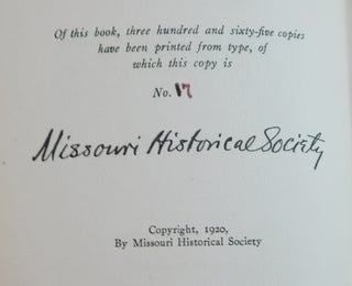 Journal of a Fur-Trading Expedition on the Upper Missouri 1812-1813
