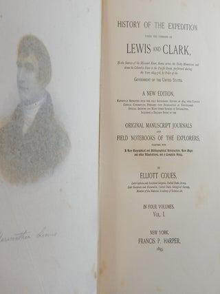 History of the Expedition Under the Command of Lewis and Clark