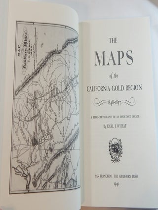 The Maps of the California Gold Region, 1848-1857.