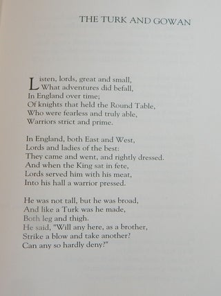 Two Tales of Sir Gawain: The Wedding of Sir Gawain, and The Turk and Sir Gawain